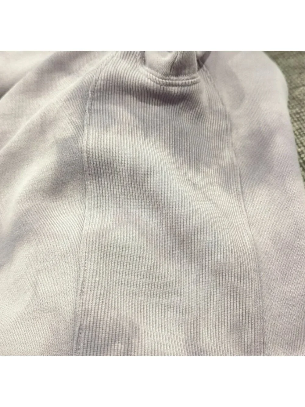 Aritzia TNA Oversized Crewneck tie dye purple sweatshirt
